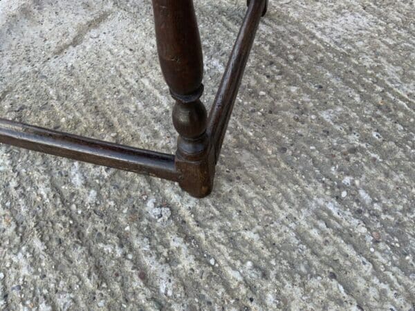 Oak side table early 18th century - Image 12