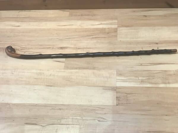 Irish Blackthorn gentleman’s walking stick sword stick Victorian - Image 7