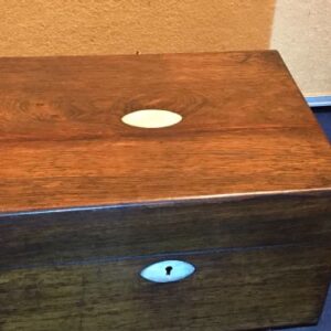 Victorian lady’s rosewood vanity box Antique Boxes