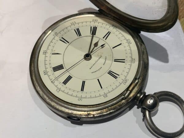 Chronograph Silver cased Coventry pocket watch - Image 2