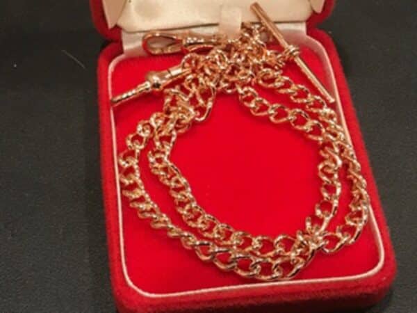 Elgin Masonic pocket watch and chain - Image 2