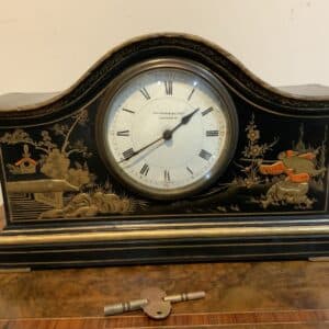 Mappin & Webb chinoiserie mantle clock Antique Clocks
