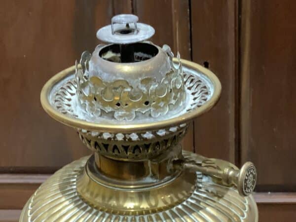 Oil lamp Victorian German floor standing - Image 5