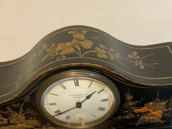 Mappin & Webb chinoiserie mantle clock - Image 7