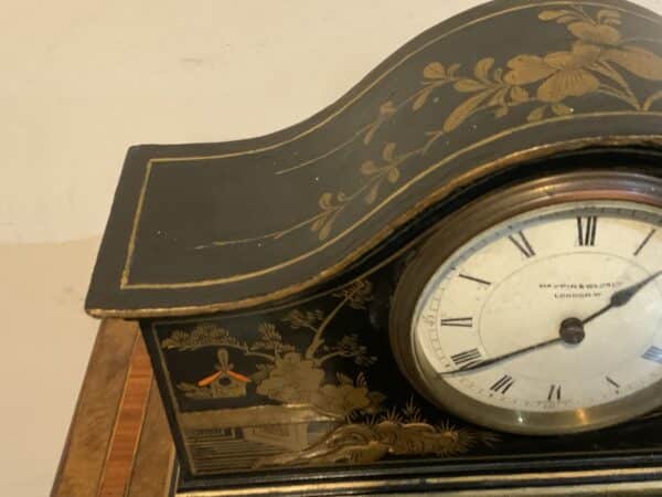 Mappin & Webb chinoiserie mantle clock - Image 10