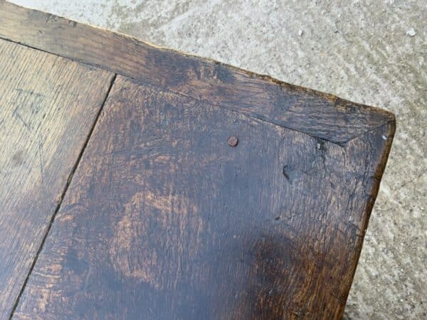 Oak side table early 18th century Antique Furniture 11