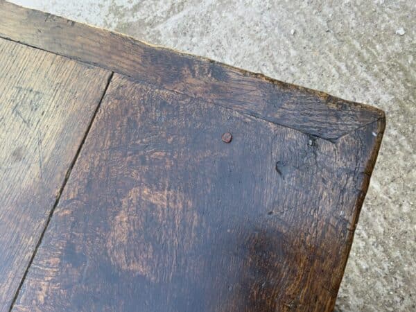 Oak side table early 18th century - Image 9
