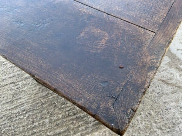 Oak side table early 18th century Antique Furniture 5