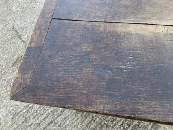 Oak side table early 18th century - Image 4