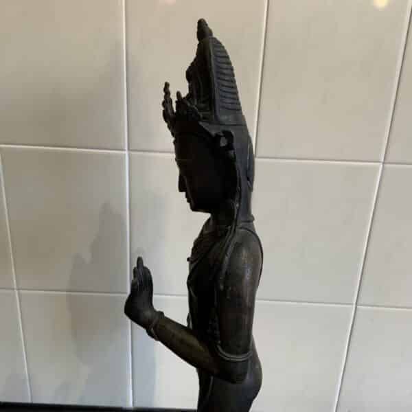 Indian bronze Deity figure 18th century - Image 6