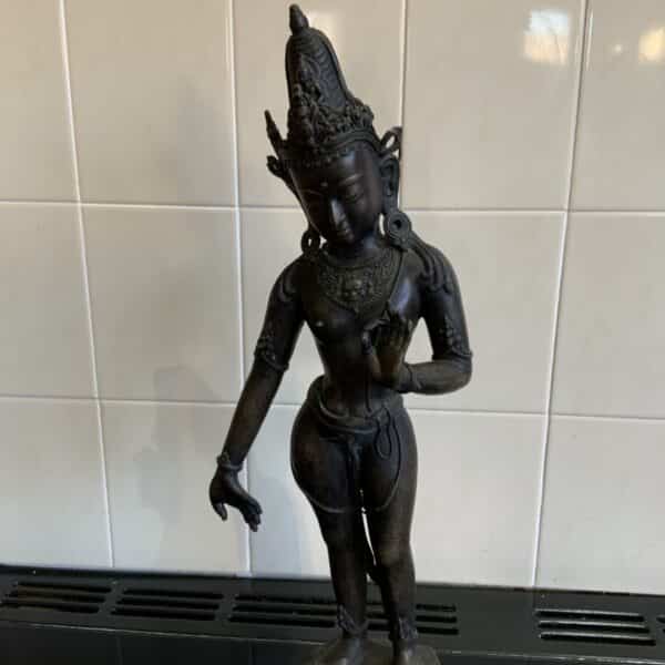 Indian bronze Deity figure 18th century - Image 2