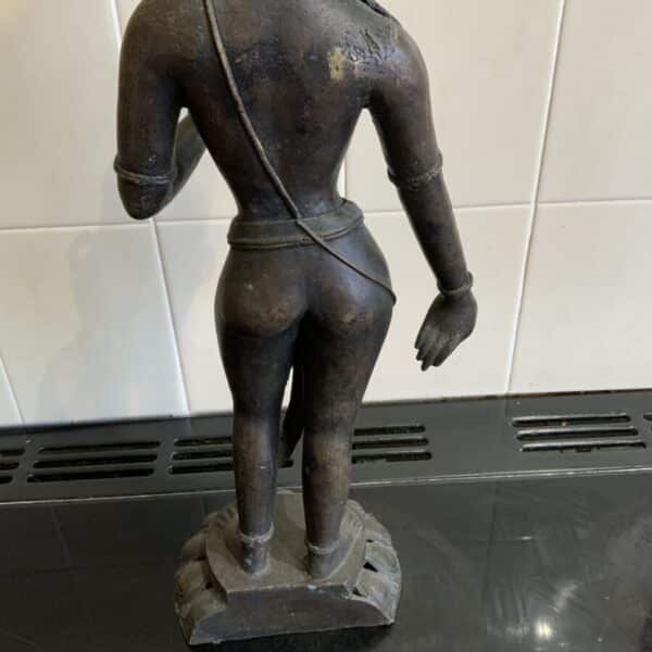 Indian bronze Deity figure 18th century - Image 12