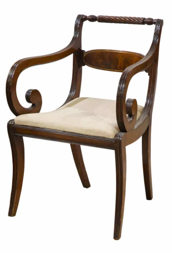A set of Regency Mahogany Dining Chairs dining chairs Antique Chairs 4
