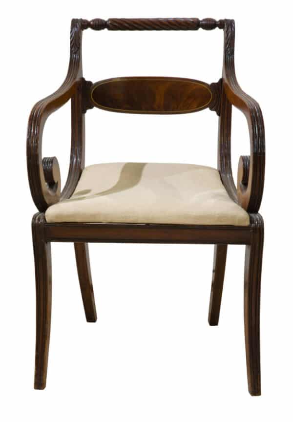 A set of Regency Mahogany Dining Chairs dining chairs Antique Chairs 5