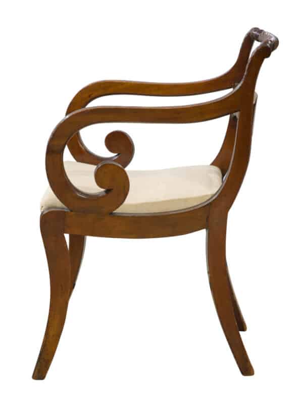 A set of Regency Mahogany Dining Chairs - Image 4