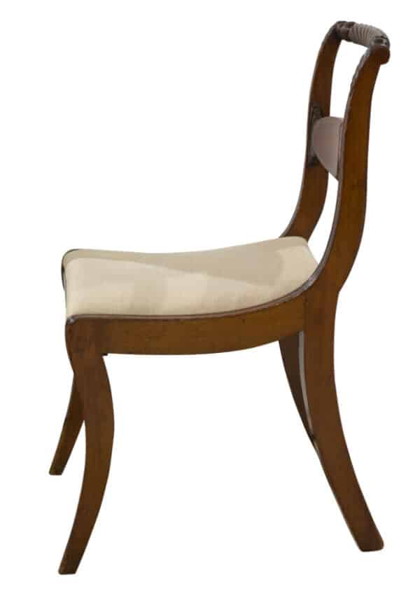 A set of Regency Mahogany Dining Chairs - Image 6