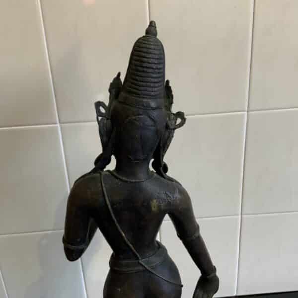 Indian bronze Deity figure 18th century Antique Sculptures 12