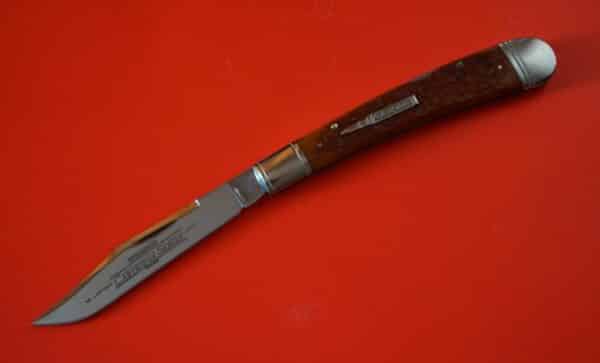 Large Winchester USA Folding Knife With Bone Handle - SORRY THIS KNIFE HAS BEEN SOLD - Image 4