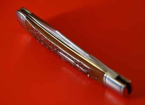 Large Winchester USA Folding Knife With Bone Handle - SORRY THIS KNIFE HAS BEEN SOLD - Image 3