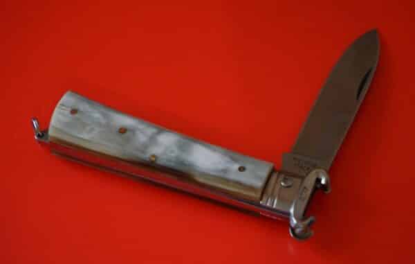 Maserin Rare Italian Stag Handle Folding Knife Bayonets Antique Knives 8