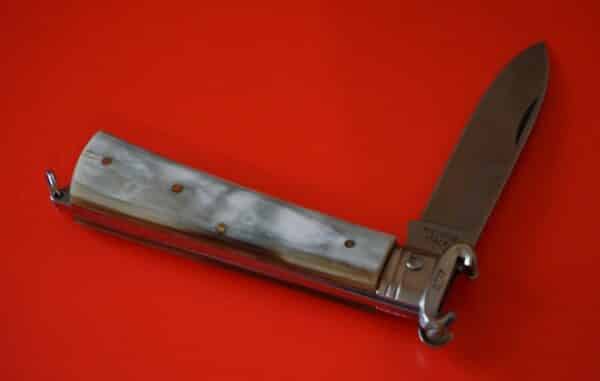 Maserin Rare Italian Stag Handle Folding Knife - Image 6