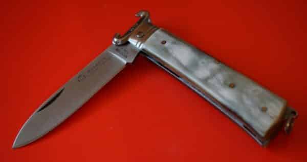 Maserin Rare Italian Stag Handle Folding Knife Bayonets Antique Knives 4