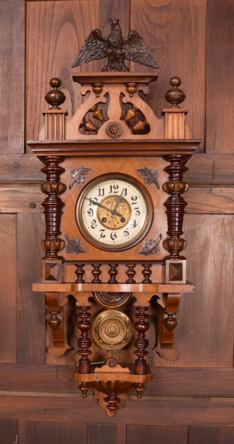 Edwardian German Wall Clock