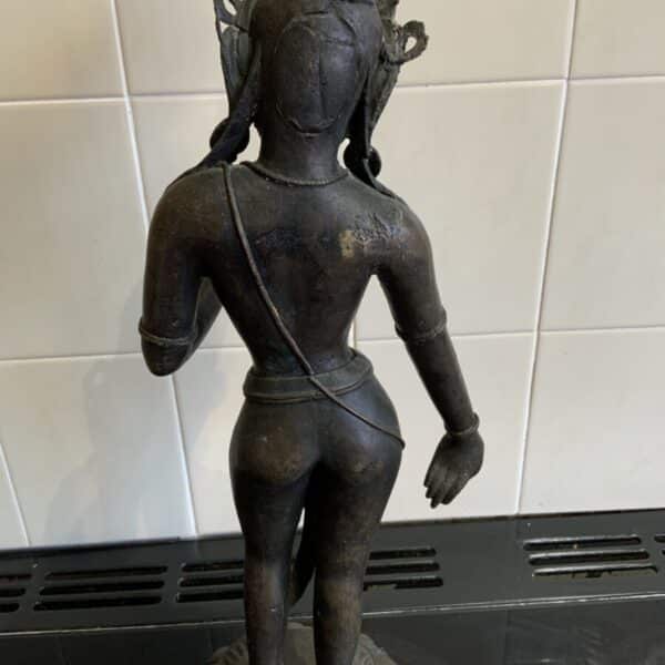 Indian bronze Deity figure 18th century - Image 11