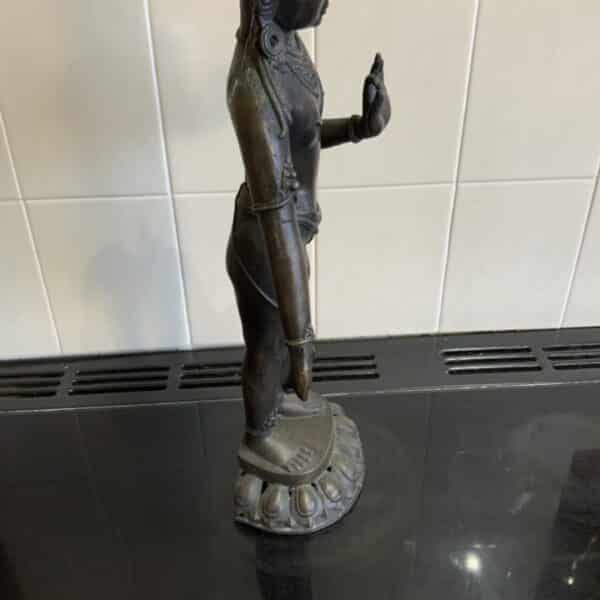 Indian bronze Deity figure 18th century - Image 15