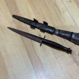 Commando’s fighting knife and scabbard 2ww Antique Knives