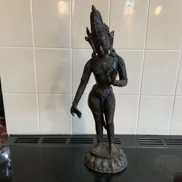 Indian bronze Deity figure 18th century Antique Sculptures 3