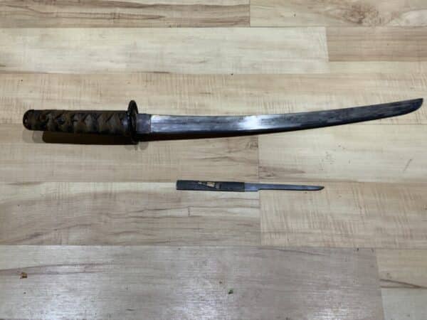 Samurai short sword, 18th century mounts - Image 2