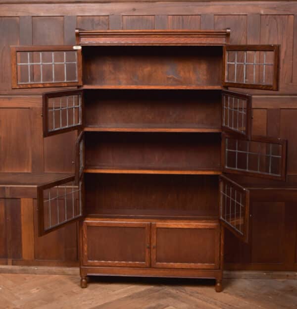 Minty Oak 5 Sectional Bookcase SAI2568 - Image 13