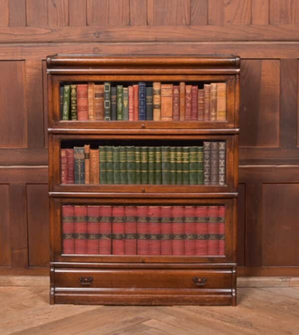 Globe Wernicke 3 Sectional Bookcase SAI2570 globe wernicke Antique Bookcases 3