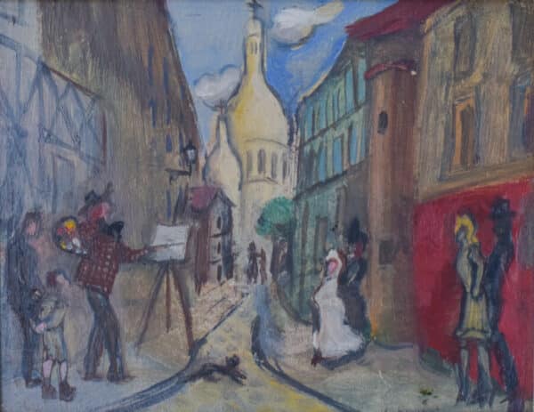 Montmartre Scene - Style of Michel Georges-Michel - Image 2