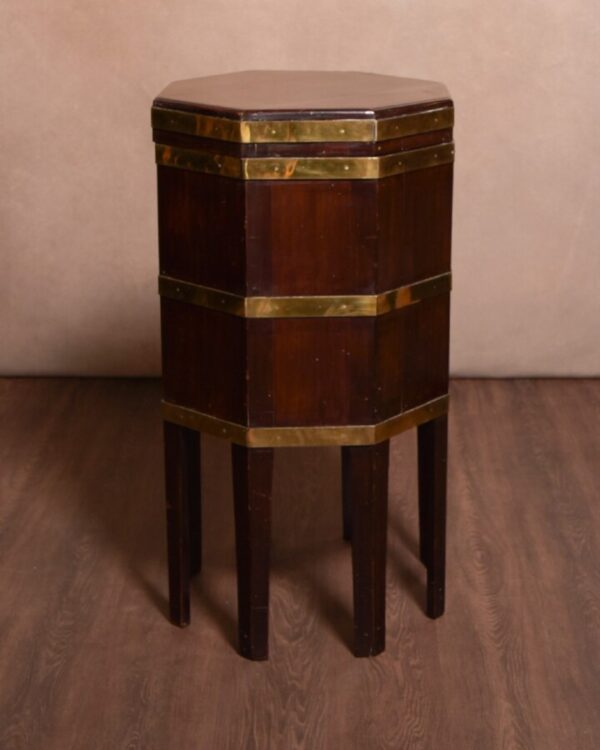 George III Brass Bound Mahogany Cellaret SAI1392