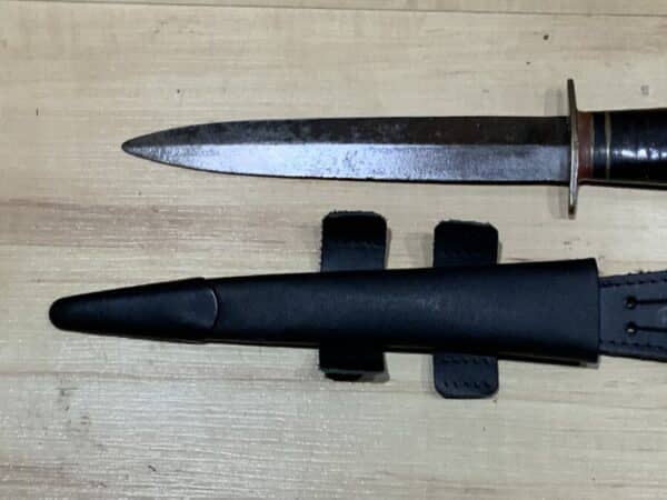 Commando fighting knife and scabbard Antique Knives 15