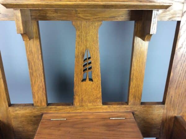Arts and Crafts Oak Hall Stand by Harris Lebus - Image 10