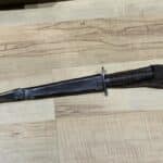 Commando dagger and leather scabbard William Rogers Sheffield 2WW Military & War Antiques