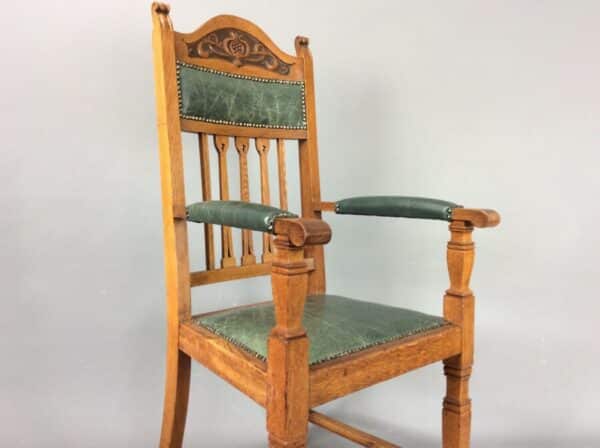 Arts and Crafts Armchair Arts and Crafts Antique Chairs 9