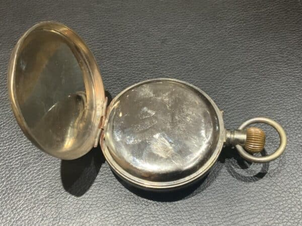 Pocket watch steel cased Goliath type Antique Jewellery 5