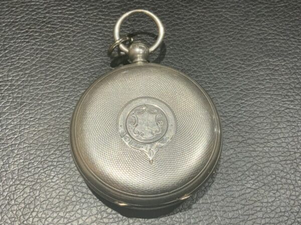 Pocket watch silver cased Coventry maker Adam Burgess Antique Jewellery 4