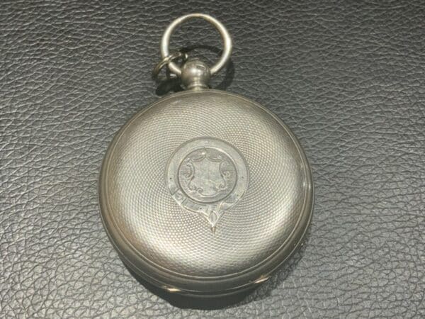 Pocket watch silver cased Coventry maker Adam Burgess - Image 2