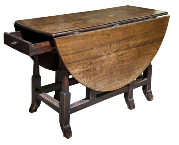 17thc oak gateleg table circa 1680 Antique Furniture 3