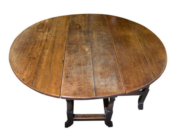 17thc oak gateleg table circa 1680 Antique Furniture 7
