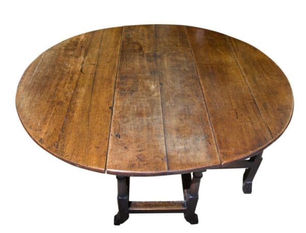 17thc oak gateleg table circa 1680 - Image 5