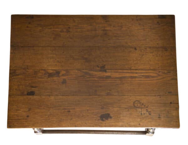 18thc oak side table Antique Furniture 7