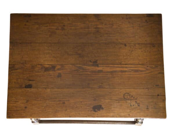 18thc oak side table - Image 5