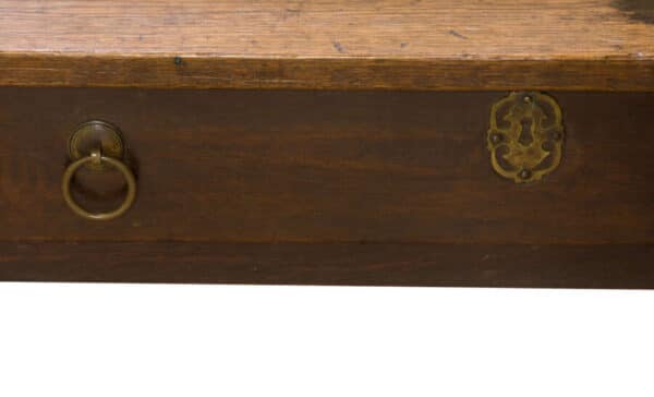 18thc oak side table - Image 3