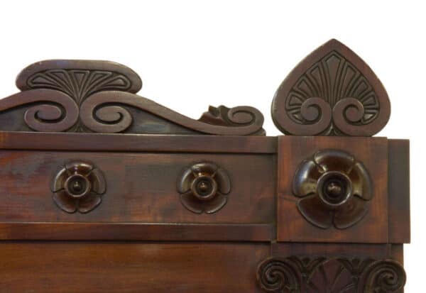 19thc mahogany leaf rack - Image 3